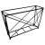 Neoclassical French Directoire Style Black Iron Magazine Holder For Sale - Image 4 of 9