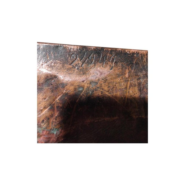 Embark on a journey through time with this Italian 19th-century classic sculpture crafted in dark patinated copper. The...