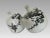 Japanese Japanese Vintage Ceramic Celadon Cherry Blossom Vases With Narrow Necks, a Pair, Signed For Sale - Image 3 of 7