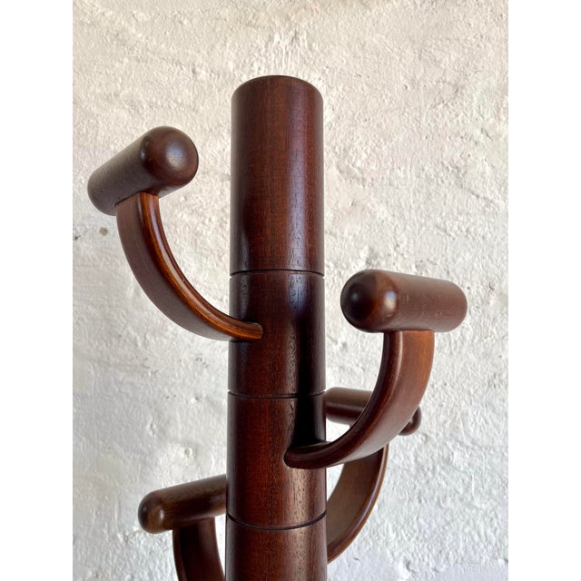 Brown Vintage Italian Coat Stand, 1970s For Sale - Image 8 of 15