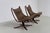 Olive Green Falcon Chairs by Sigurd Resell for Vatne Møbler, Norway, 1970s, Set of 2 For Sale - Image 9 of 18