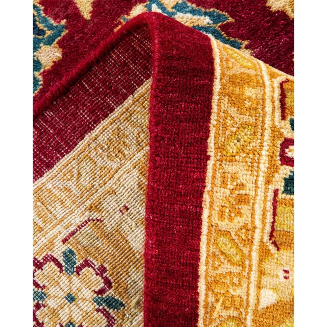 Mogul, One-of-a-Kind Hand-Knotted Area Rug in Red, 8' 2" x 10' 2" For Sale In New York - Image 6 of 8