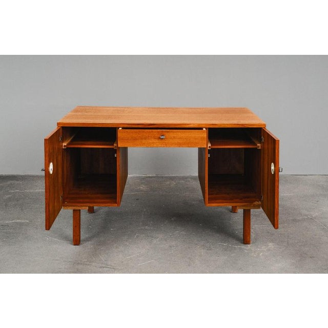 Mid-Century Desk with Drawers For Sale - Image 3 of 18