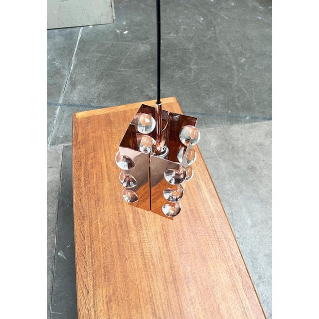 Mid-Century German Acryl and Copper Pendant Lamp from Cosack, 1960s For Sale - Image 10 of 18
