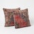 Mid-Century Modern Turkish Oushak Rug Pillow Cover 24'' X 24'' - Set of Two For Sale - Image 3 of 4