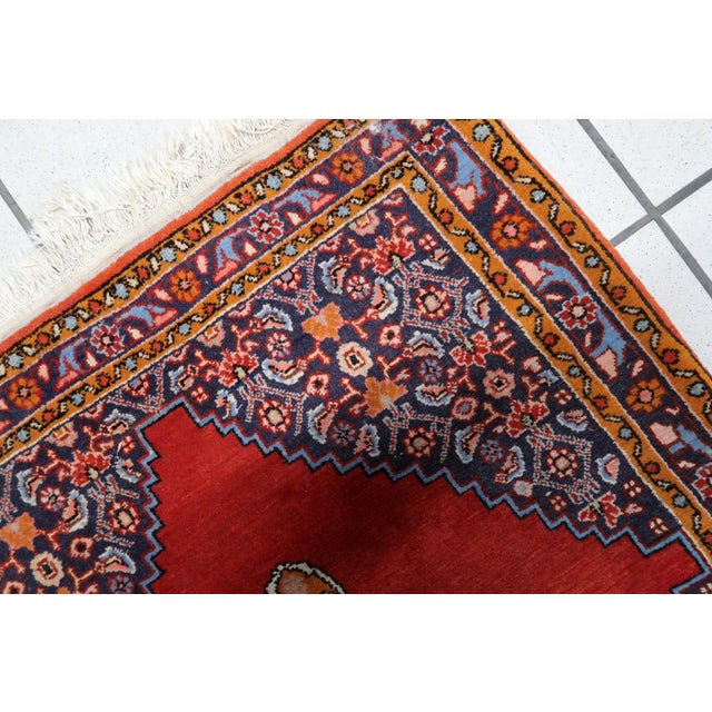 1950s, Handmade Vintage Persian Bidjar Rug 2.2' X 2.8' For Sale - Image 10 of 10