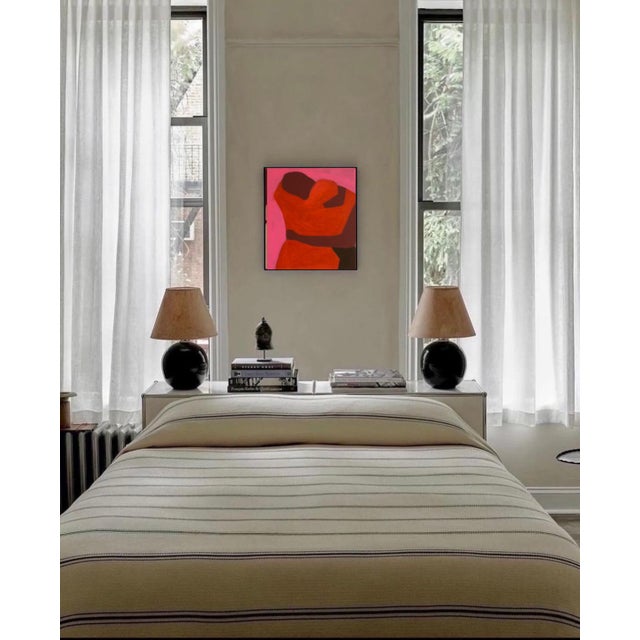 Bodasca, Close to You Orange Version, 2026, Acrylic on Canvas For Sale - Image 10 of 11