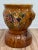 Mid 20th Century Vintage Majolica Style Floral Elephant Garden Stool For Sale - Image 5 of 12