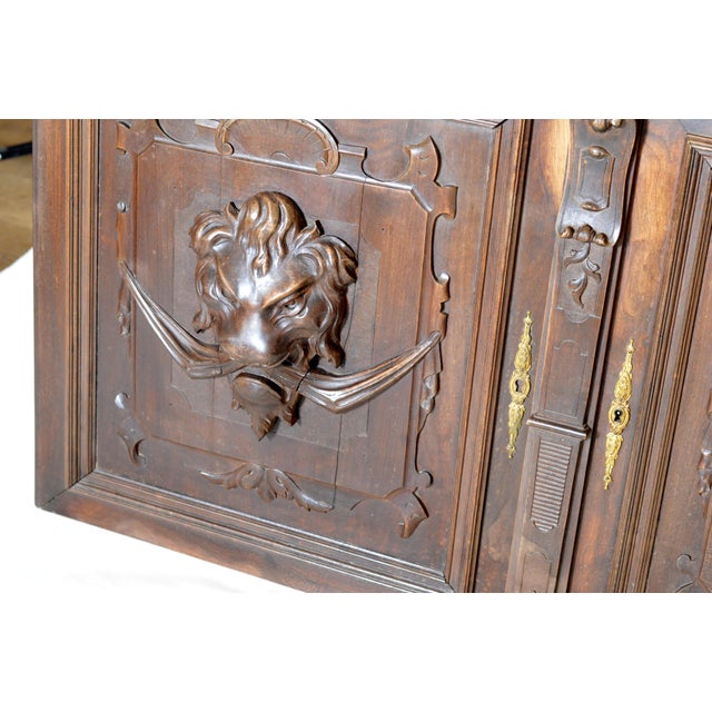 Wood Antique Carved Wooden Wall Panels, 19th Century, Set of 2 For Sale - Image 7 of 12