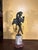 19th Century Italian Grand Tour Patinated Bronze Figure "Follower of Bacchus" on the Marble Base For Sale - Image 9 of 12