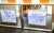 A stunning pair of mirrored framed watercolor floral prints. The prints are signed but I can't make out the signature....