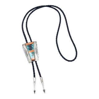 Roger Skeet Jr Sterling Silver Bolo Tie For Sale