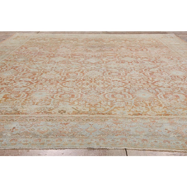 Antique Persian Mahal Rug, 09'06 X 12'06 For Sale - Image 9 of 10