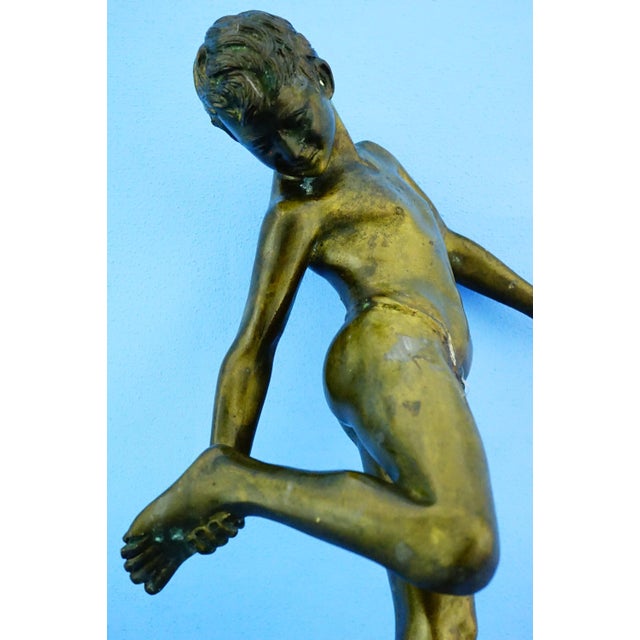 De Lotto, Nude Boy Bitten by a Crab, 1800s, Bronze For Sale - Image 10 of 18