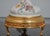 Metal Franklin Mint French Style Gilt Brass Base Porcelain Lamp For Sale - Image 7 of 11