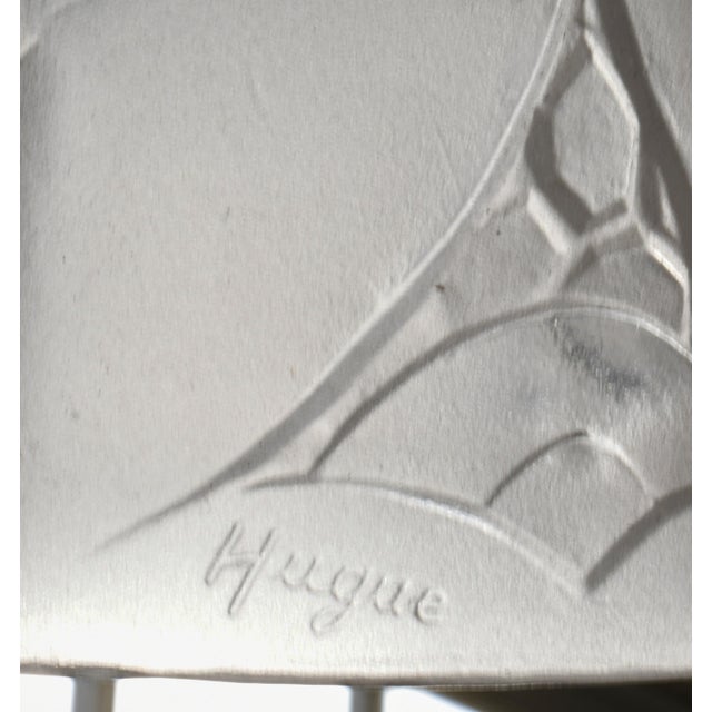Metal A Pair of French Art Deco Wall Sconces by Leon Hugue 1920s France For Sale - Image 7 of 8