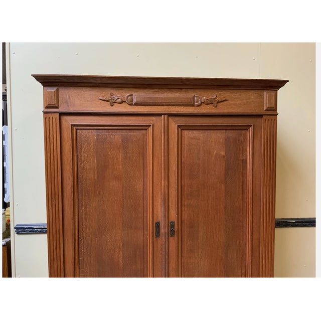 Early 20th Century Antique Art Nouveau Wardrobe, 1900 For Sale - Image 5 of 9