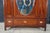 Antique Edwardian Neoclassical Mahogany Fruitwood Inlaid Wardrobe Armoire Mirror For Sale - Image 11 of 18