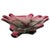 Vintage Bohemian Glass Pink and Green Glass Bowl by Josef Hospodka for Chřibská, 1960s For Sale - Image 6 of 6