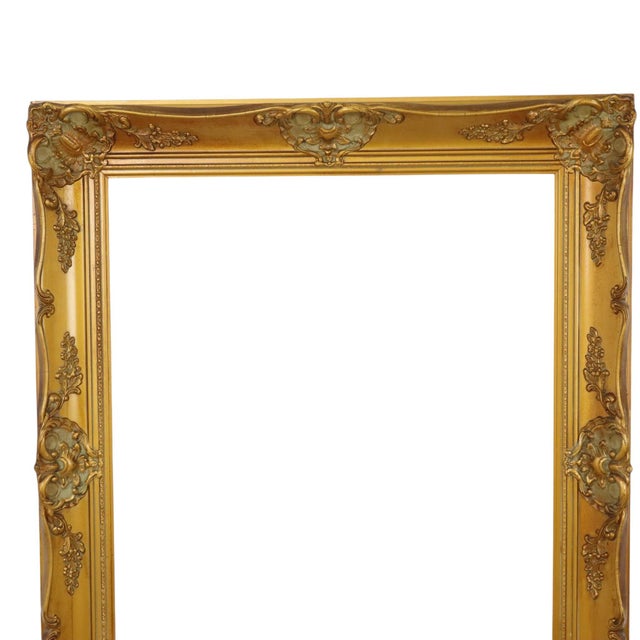 Large Baroque Style Gilt Pine Frame For Sale - Image 6 of 14
