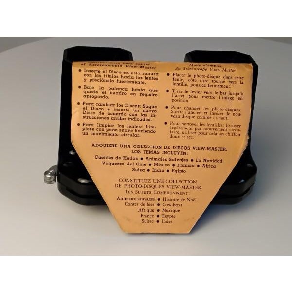 Gemstone Rare 1946 First-Edition Bakelite View-Master Model C For Sale - Image 7 of 18