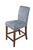 American 4 American Signature Modern Grey Counter Height Bar Stools Mahogany Finish For Sale - Image 3 of 9