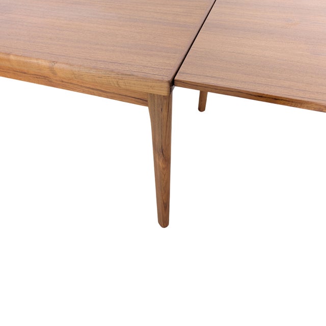 Wood Mid-Century Extendable Dining Table by Jalk Grete for Glostrup For Sale - Image 7 of 9