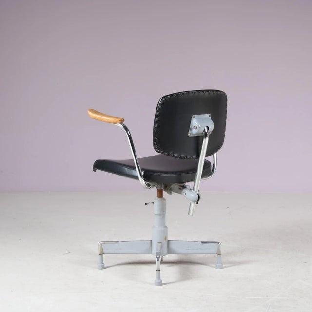 Mid-Century Modern Vintage Norwegian Swivel Desk Chair from Håg, 1960s For Sale - Image 3 of 11