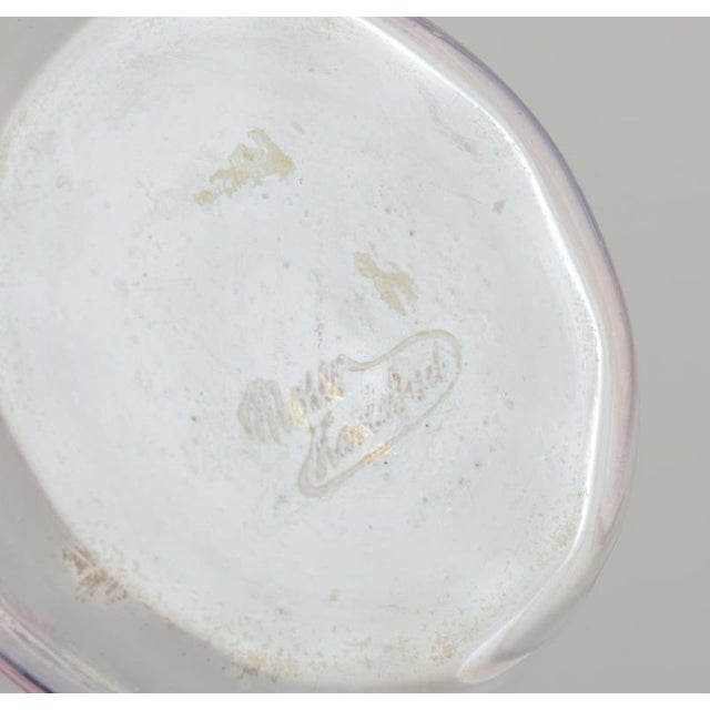 Bohemia Art Glass Vase with Tall and Narrow-Neck by Moser Karlsbad, 1920s For Sale - Image 9 of 10