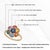3.21 Carat Rainbow Sapphire and Diamond Floral Cluster Ring Size 6.5 in 14k Gold For Sale - Image 13 of 18
