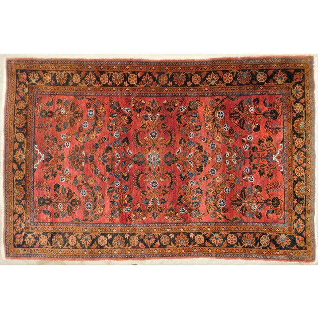 Antique Persian Kashan Rug With Manchester Wool and Silk. 4'5"x 7' For Sale - Image 13 of 13