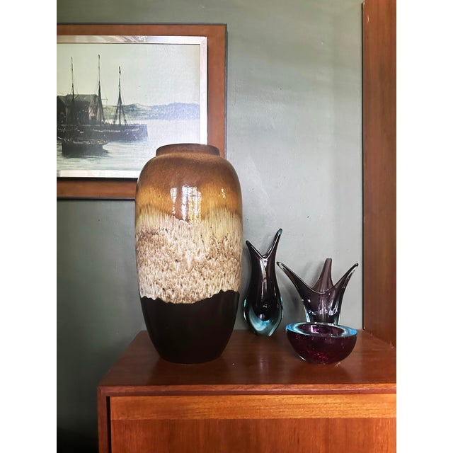 Mid-Century Modern Fat Lava Floor Vase from Scheurich Keramik, West Germany, 1970s For Sale - Image 3 of 18