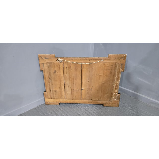 French Painted Parcel Gilt Mirror, 1870s For Sale - Image 4 of 11