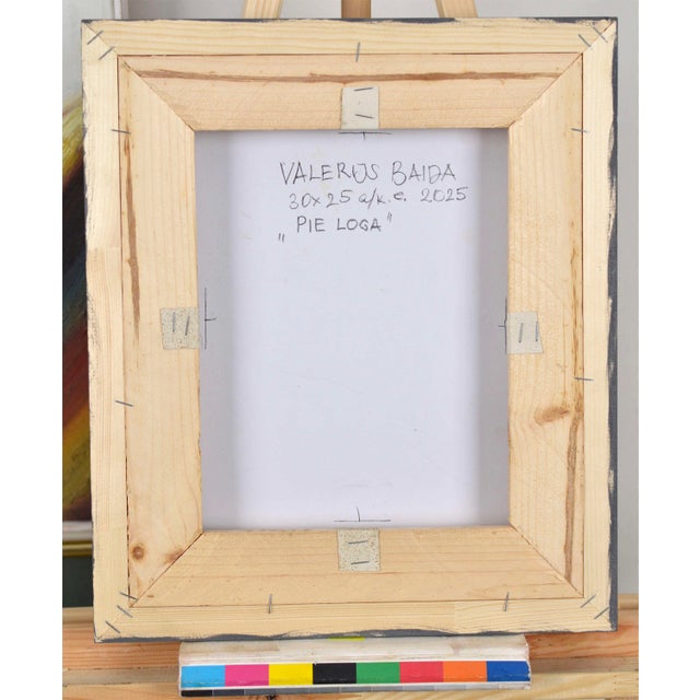 Valery Bayda, By the Window, 2025, Oil on Canvas & Cardboard For Sale - Image 4 of 5