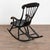 19th Century Swedish Child’s Black Rocking Chair For Sale - Image 13 of 13