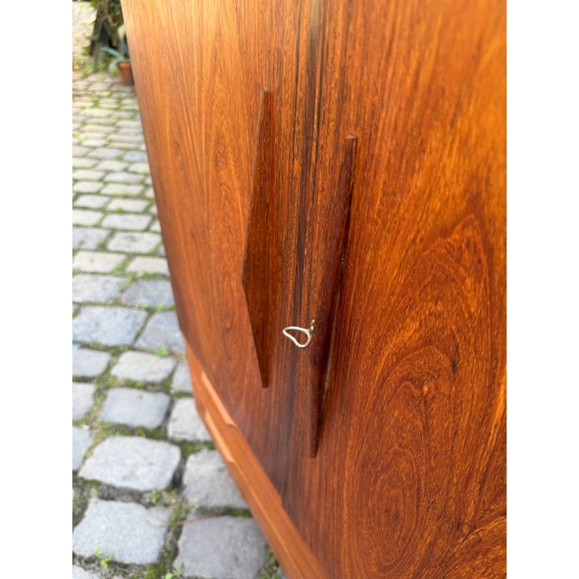 Chest of Drawers with Hinged Doors & Lock, Denmark For Sale - Image 3 of 11