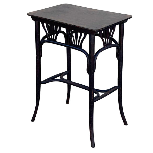 Late Victorian Art Nouveau Side Pestal Table no.4 by Fischel & Söhne For Sale In Los Angeles - Image 6 of 9