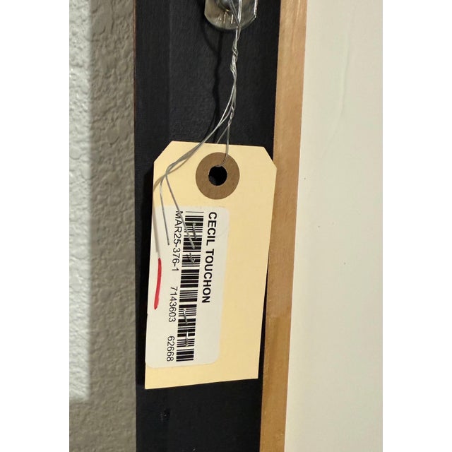 Cecil Touchon Cecil Touchon, Mixed Media Collage Cut Painting Cecil Touchon Black White Assemblage Texas Art, c.2005-2007 For Sale - Image 4 of 12