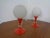 Glass & Plastic Tulip Bedside Lamps, 1970s, Set of 2 For Sale - Image 6 of 18