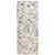 Contemporary Geometric Hair on Hide Grey Leather Runner by Doris Leslie Blau For Sale