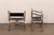 Metal Mid 20th Century Curule Savonarola Chairs from Italy - A Pair For Sale - Image 7 of 11