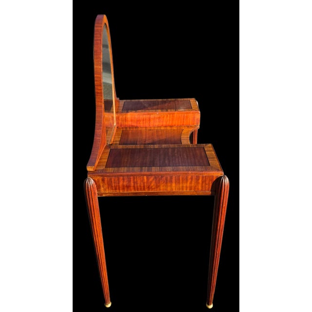 Émile-Jacques Ruhlmann Antique Art Deco Vanity in the Manner of Émile-Jacques Ruhlmann For Sale - Image 4 of 14