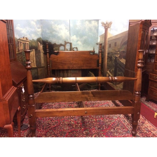 Item: Vintage Queen Size Bed by Leonards New England Furniture. Age & Condition: Circa 2000. Good condition. Dimensions:...
