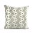 2010s Silver Chenille Rings Pattern Pillow Cover - 20" X 20" For Sale - Image 5 of 5