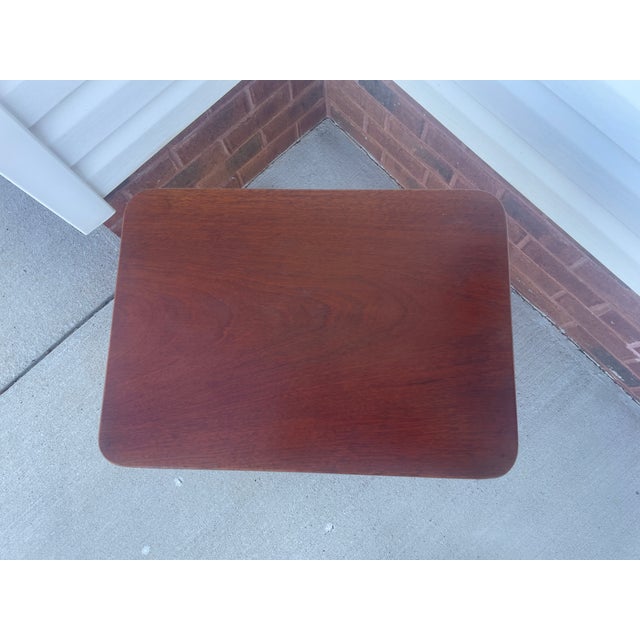 Vintage Cavalier Spool-Turned End/Side Table Pattern No. 5809 Chattanooga, Tn For Sale In Nashville - Image 6 of 13