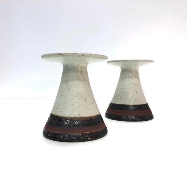 Bruno Gambone Candlesticks, 1970s, Set of 2 For Sale - Image 6 of 8