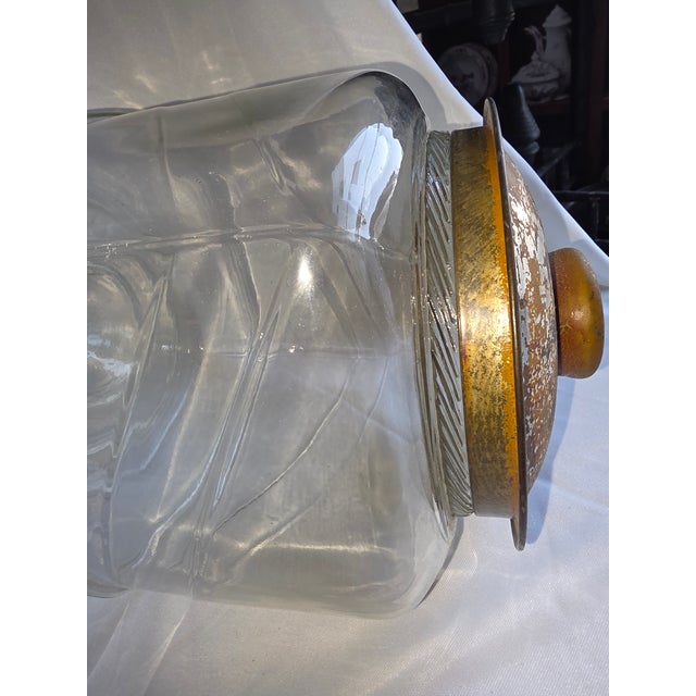 Metal Antique Chico's Peanut Jar For Sale - Image 7 of 14