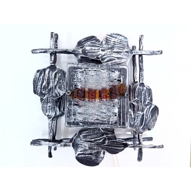 Brutalist Wall Lamp by Albano Poli for Poliarte, 1960s For Sale - Image 11 of 11