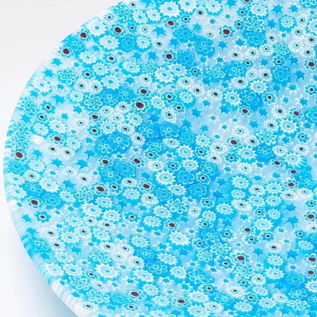 Contemporary Murano Glass Millefiori Plate by Ercole Moretti For Sale - Image 3 of 4