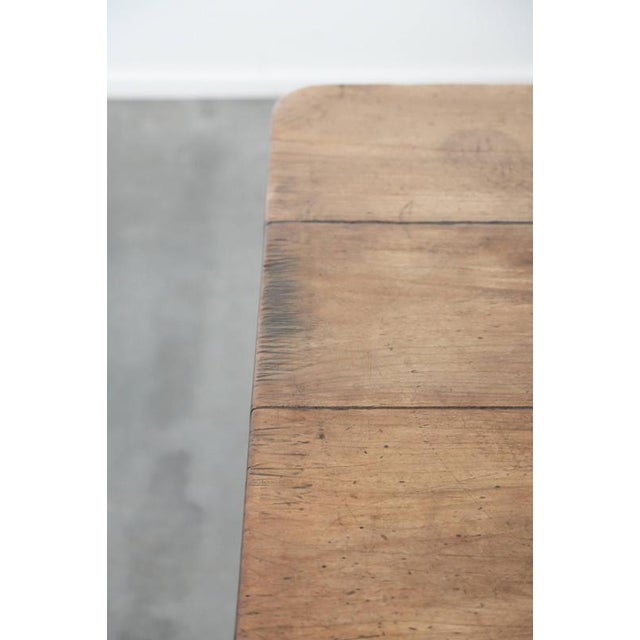 Antique French Fruit Wood Coffee Table with Drawers For Sale - Image 15 of 17